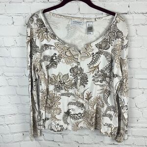 Villager by Liz Claiborne Long Sleeve Top